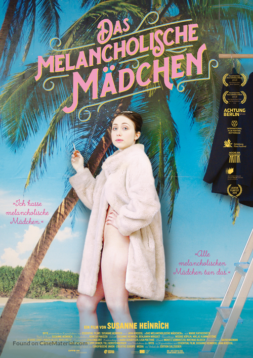Das melancholische M&auml;dchen - German Movie Poster
