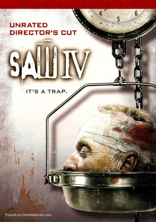 Saw IV - DVD movie cover