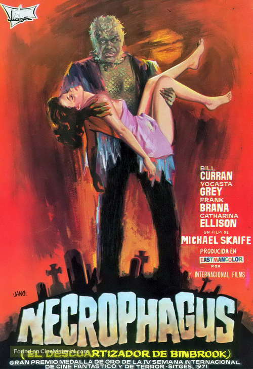 Necrophagus - Spanish Movie Poster