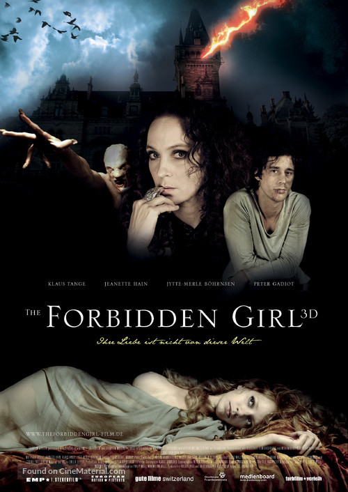 The Forbidden Girl - German Movie Poster