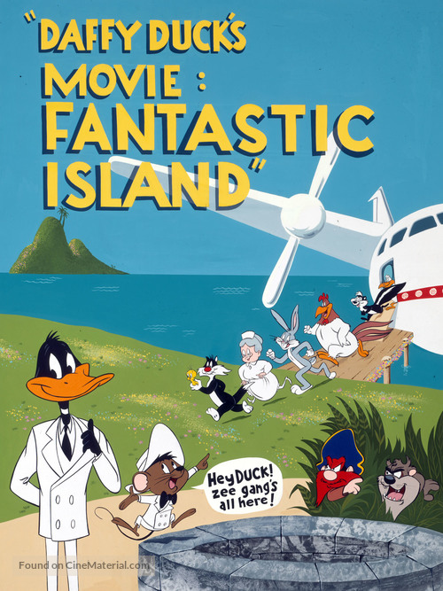 Daffy Duck&#039;s Movie: Fantastic Island - DVD movie cover