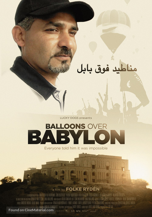 Balloons over Babylon - Swedish Movie Poster