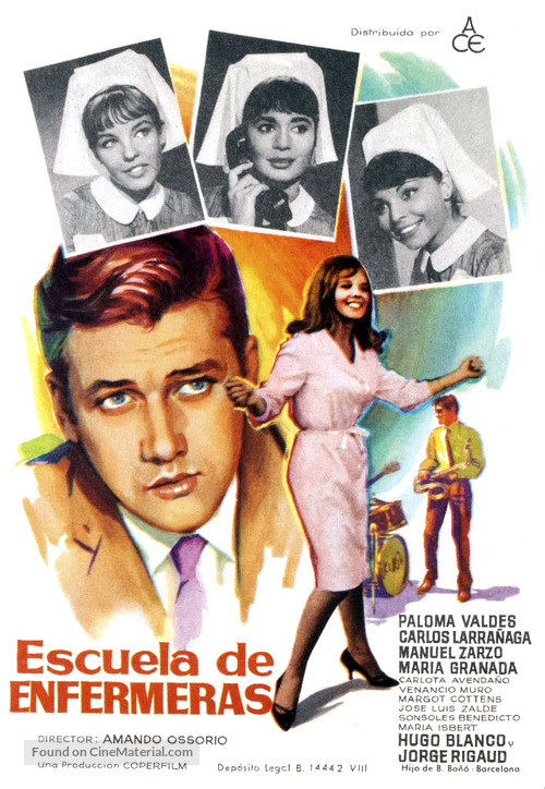 Escuela de enfermeras - Spanish Movie Poster