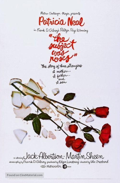 The Subject Was Roses - Movie Poster