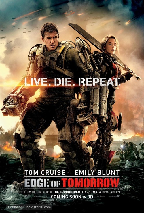Edge of Tomorrow - British Movie Poster
