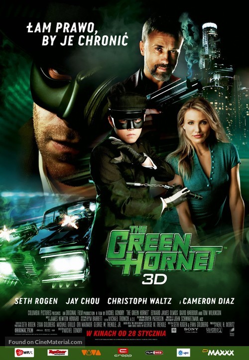 The Green Hornet - Polish Movie Poster