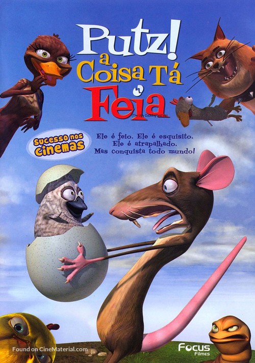 The Ugly Duckling and Me! - Brazilian DVD movie cover