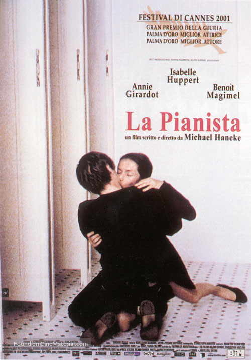 La pianiste - Italian Movie Poster