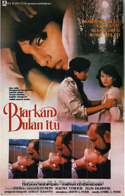 Biarkan bulan itu - Indonesian Movie Poster