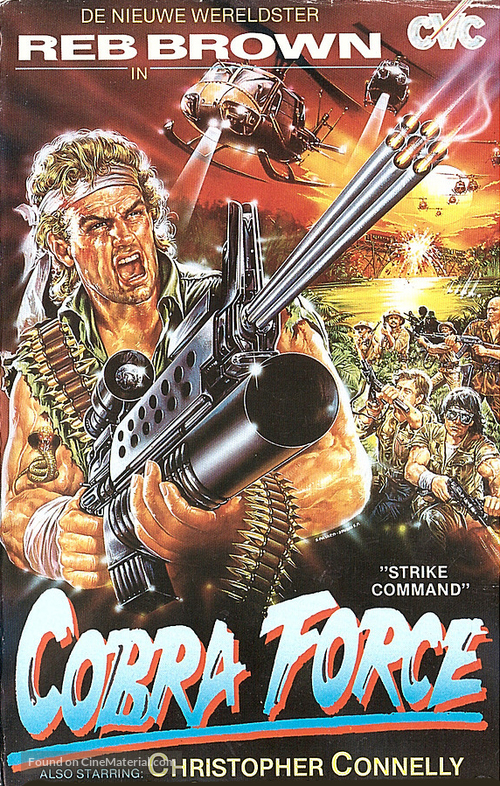 Strike Commando - Dutch VHS movie cover