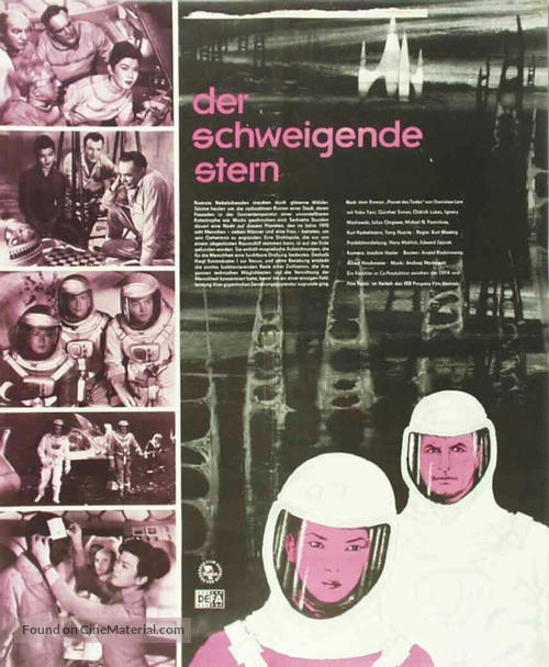 Der schweigende Stern - German poster