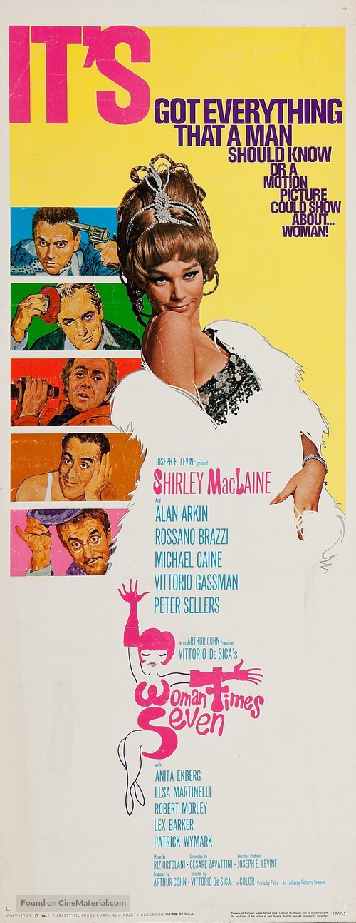 Woman Times Seven - Movie Poster