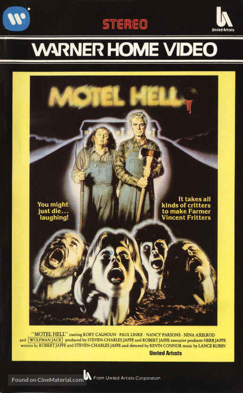 Motel Hell - VHS movie cover