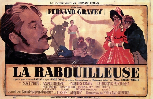 Rabouilleuse, La - French Movie Poster