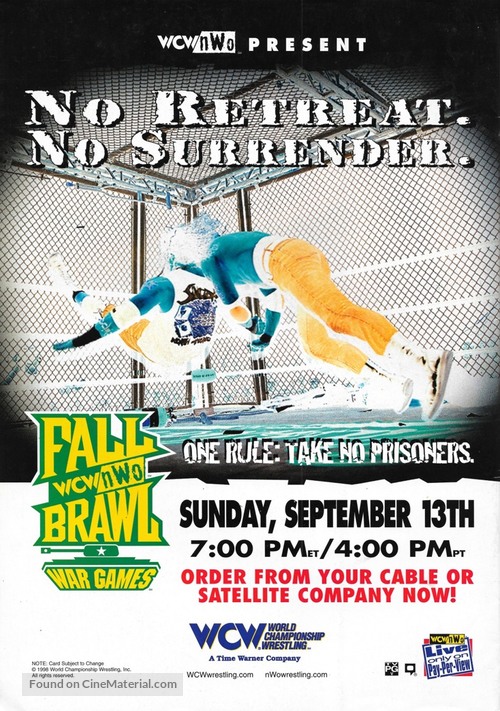 WCW/NWO Fall Brawl: War Games - Movie Poster