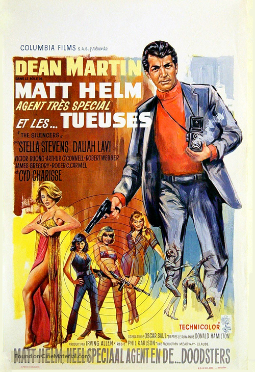 The Silencers - Belgian Movie Poster