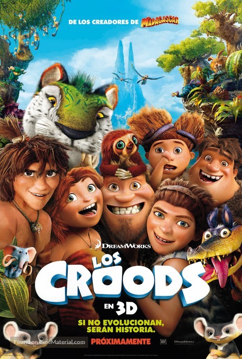 The Croods - Colombian Movie Poster