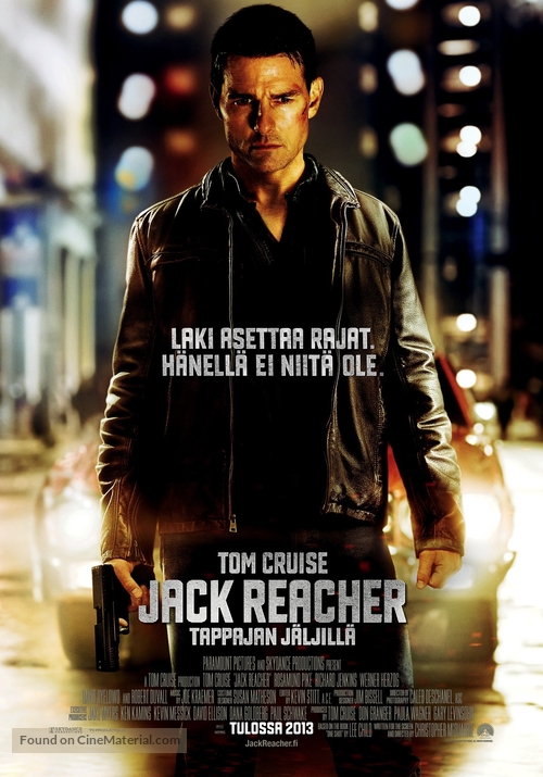 Jack Reacher - Finnish Movie Poster