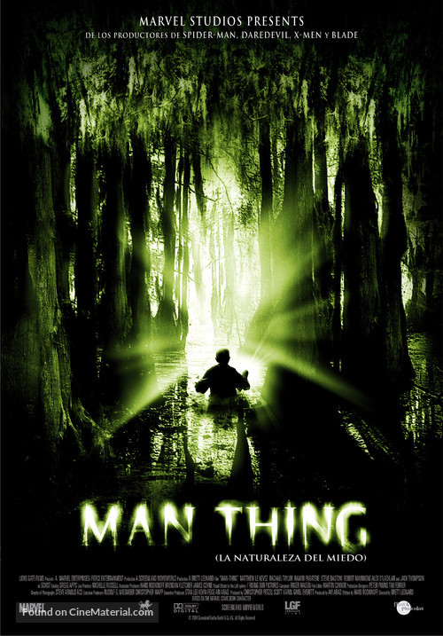 Man Thing - Spanish Movie Poster