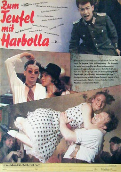 Zum Teufel mit Harbolla - German Movie Poster