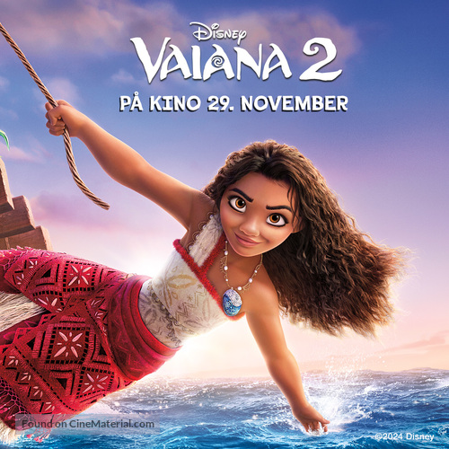 Moana 2 - Norwegian Movie Poster