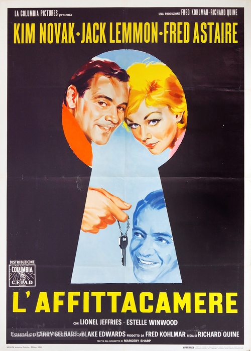 The Notorious Landlady - Italian Movie Poster
