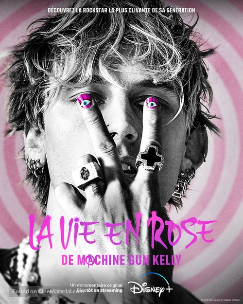 Machine Gun Kelly&#039;s Life in Pink - French Movie Poster