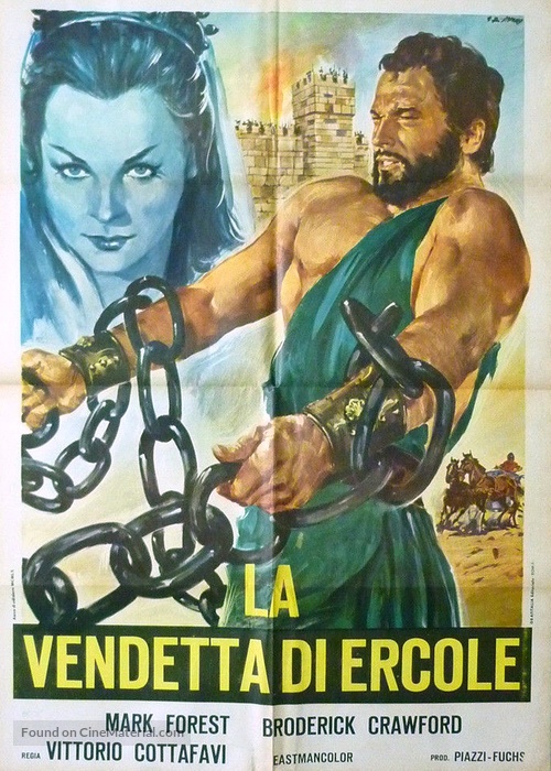 La vendetta di Ercole - Italian Movie Poster