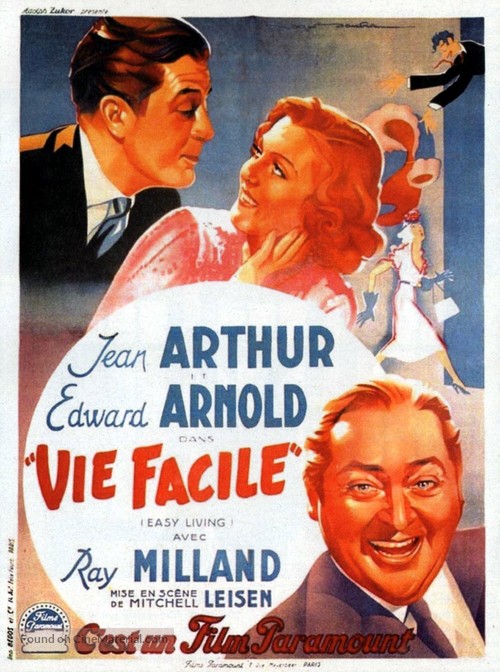 Easy Living - French Movie Poster