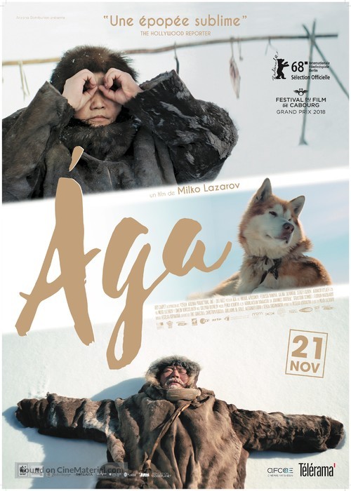 &Aacute;ga - French Movie Poster