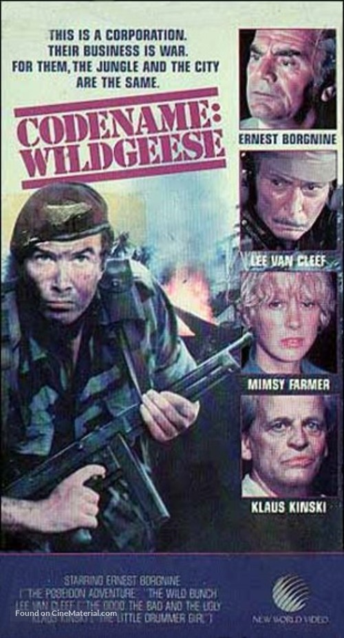 Geheimcode: Wildg&auml;nse - VHS movie cover