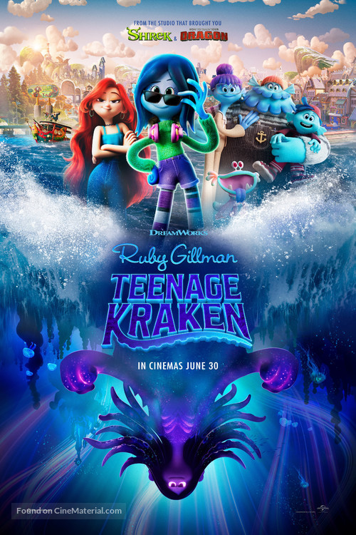 Ruby Gillman, Teenage Kraken - British Movie Poster