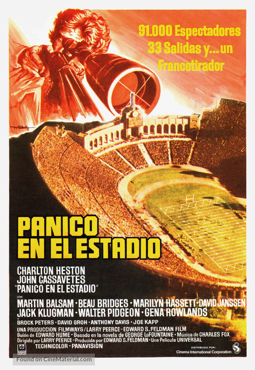 Two-Minute Warning - Spanish Movie Poster