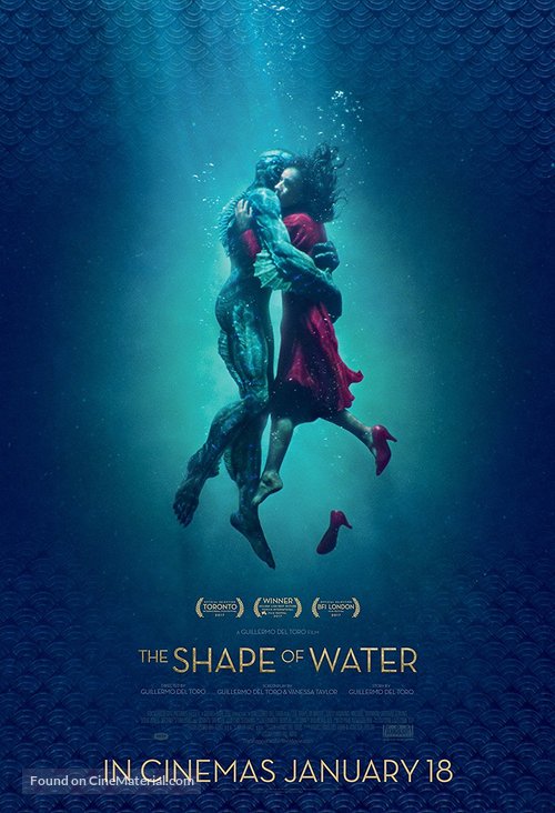 The Shape of Water - Australian Movie Poster