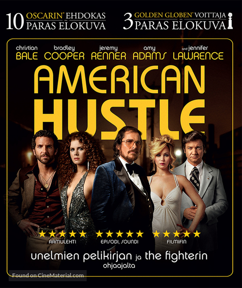 American Hustle - Finnish Blu-Ray movie cover