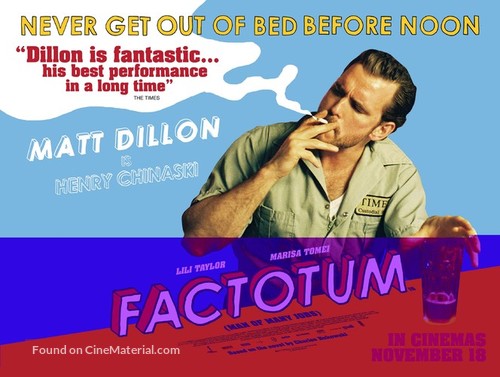 Factotum - British Movie Poster