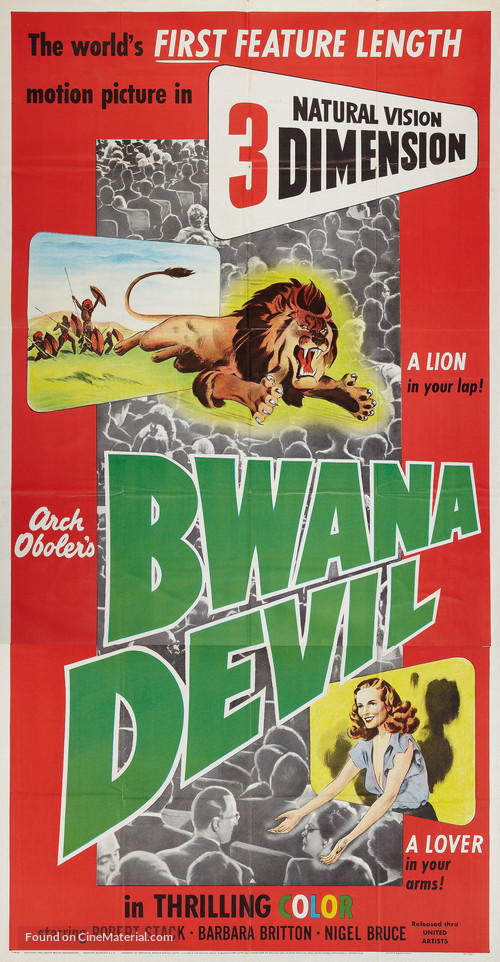 Bwana Devil - Movie Poster