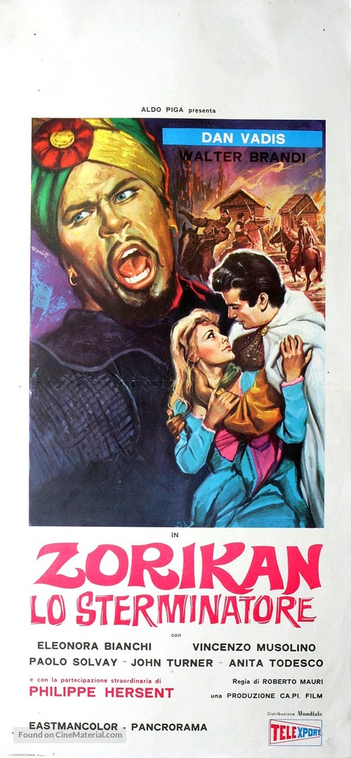 Zorikan lo sterminatore - Italian Movie Poster