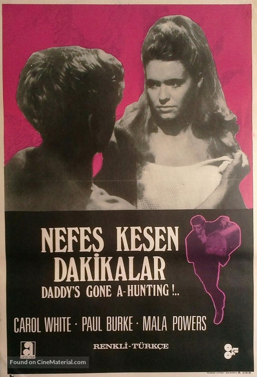 Daddy&#039;s Gone A-Hunting - Turkish Movie Poster