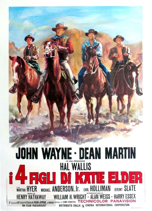 The Sons of Katie Elder - Italian Movie Poster