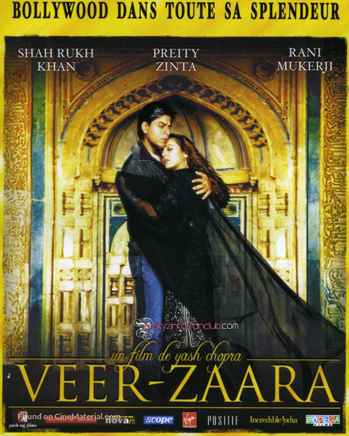 Veer-Zaara - French Movie Poster