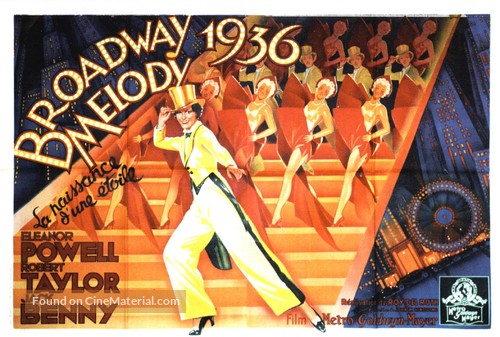 Broadway Melody of 1936 - French Movie Poster