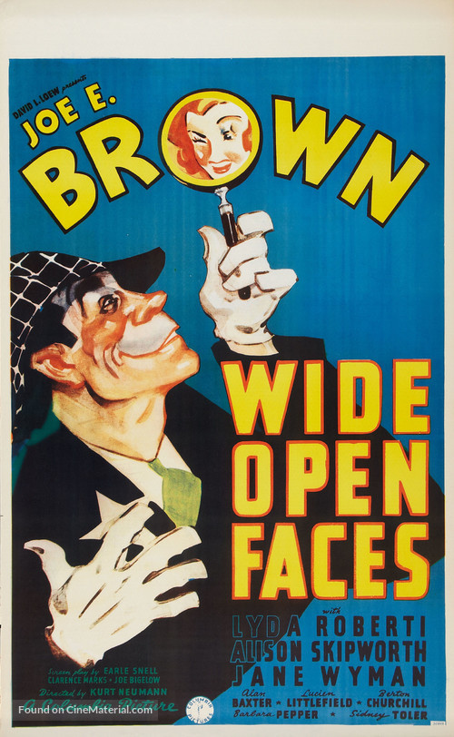 Wide Open Faces - Canadian Movie Poster