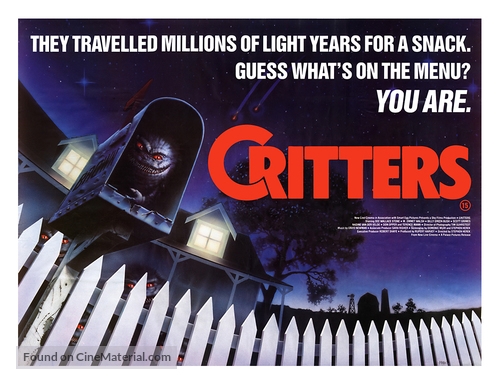 Critters - British Movie Poster