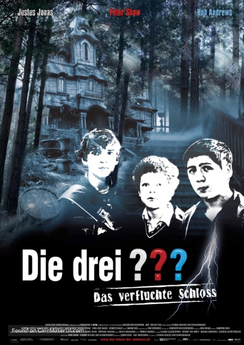 The Three Investigators and the Secret of Terror Castle - German Movie Poster