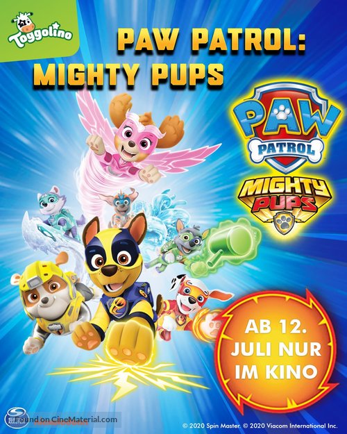 Paw Patrol: Ready, Race, Rescue! - German Movie Poster