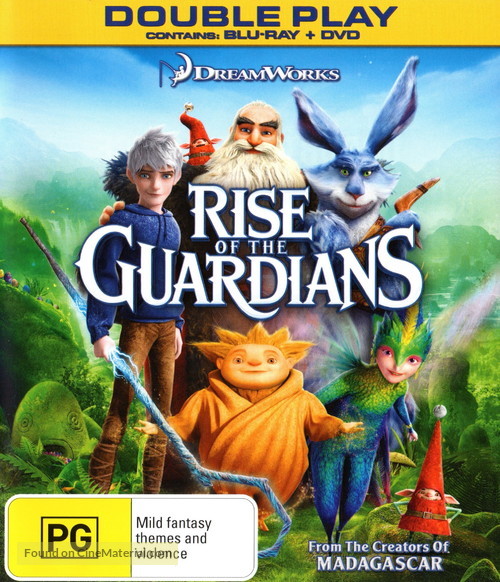 Rise of the Guardians - Australian Blu-Ray movie cover