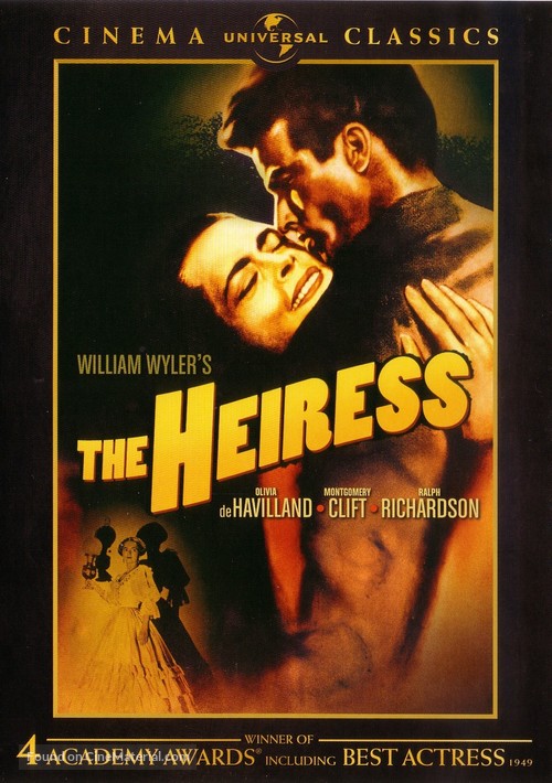 The Heiress - DVD movie cover