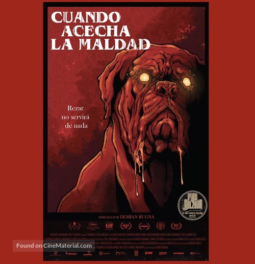 Cuando acecha la maldad - Argentinian Movie Cover