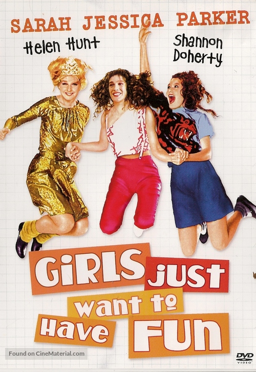 Girls Just Want to Have Fun (1985) Swedish dvd movie cover